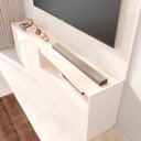 Ver imagem 6 de Rack com Painel para TV até 75 Polegadas 100% MDF 187cmx219cm Vitoria Regia Yescasa