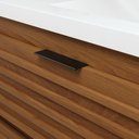 Ver imagem 6 de Gabinete para Banheiro Freijó Isa com Bancada de Mármore Sintético Branco 66 cm