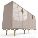 Ver imagem 1 de Buffet Aparador Marsala 4 Portas Off White 160cm Design Moderno
