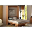 Ver imagem 1 de Cama de Casal Multifuncional Articulada Dobrável Cm8016 Amêndoa - Tecno Mobili