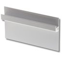 Ver imagem 3 de Rodapé Invertido de Alumínio 6,2CMX3M Branco Graddus