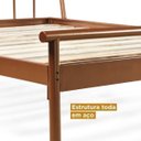 Ver imagem 6 de Conjunto Cama de Casal em Aço e 2 Mesas de Cabeceira em Aço Begônia CabeCasa MadeiraOriginals Laranja/Cobre