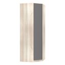 Ver imagem 1 de Guarda Roupa Modulado Canto Obliquo 1 Porta 1 Cabideiro 6 Prateleiras Prime Luciane Móveis