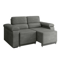 Sofá Retrátil Fox 2 Lugares 1,50m em Suede - 2