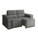 Ver imagem 2 de Sofá Retrátil Fox 2 Lugares 1,50m em Suede