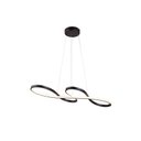 Ver imagem 1 de Pendente Moderno Preto 80cm Led 36w 3000k Bivolt 14533-pl