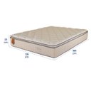 Ver imagem 5 de Colchão Viúva Prorelax 128x188x26 Bali Molas Ensacadas Pillow Top Turn Free - Bege