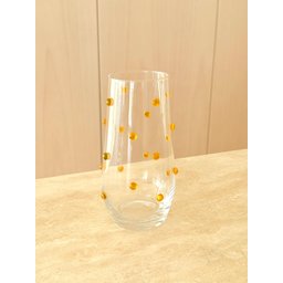 Copos Vidro Long Drink Decorados com Mini Gemas Topázio 550 Ml 2 Unidades - 2