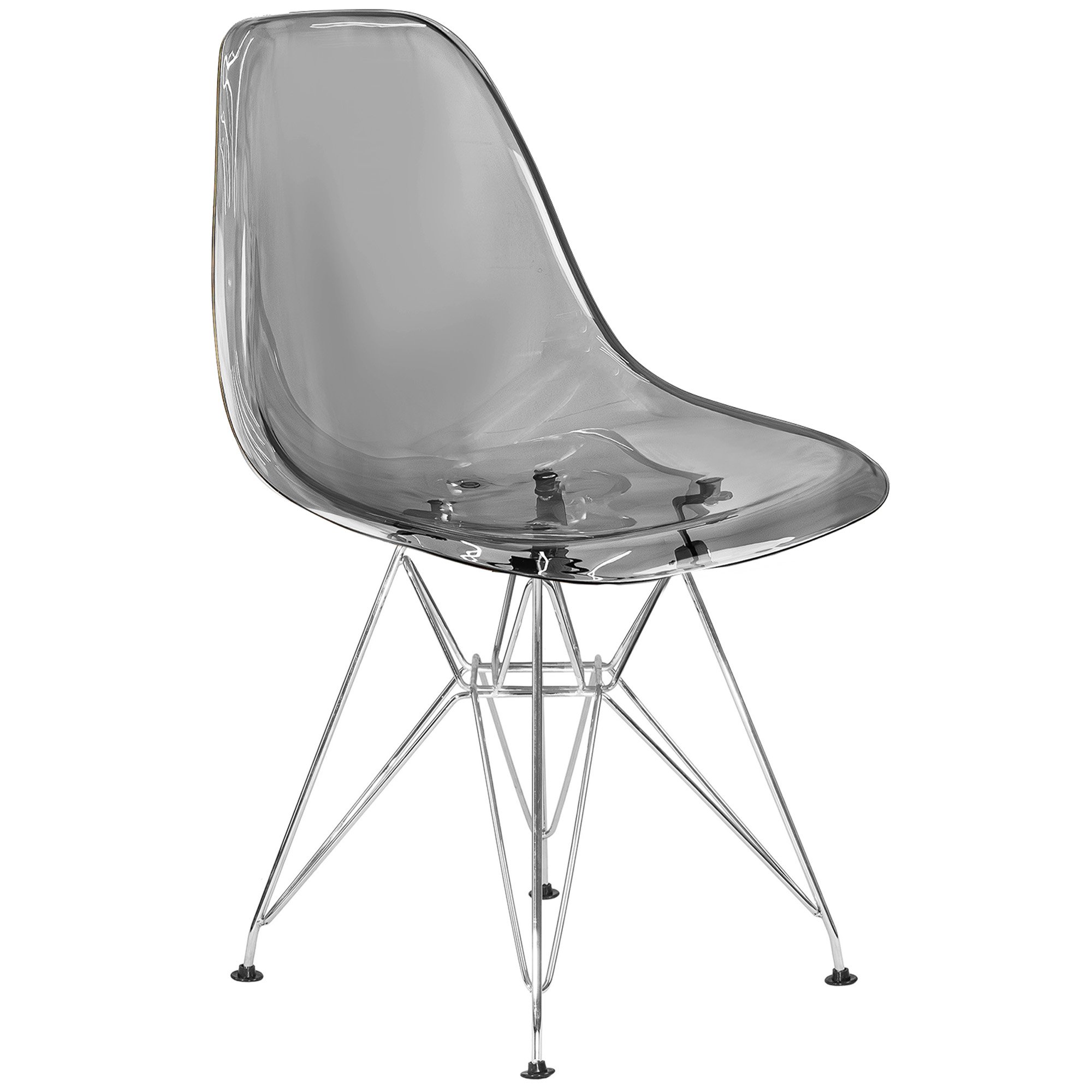 Cadeira Charles Eames Cristal Eiffel Designer 