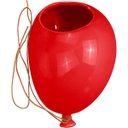 Ver imagem 1 de Vaso Decorativo de Cerâmica Vermelho 11x15x20cm Enfeite Sala Mesa Estante Flores