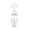 Mamadeira First Moments Rosa Algodão Doce 330ml +4 Meses - 5