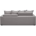 Ver imagem 7 de Sofá Retrátil Reclinável para Sala de Estar Living 215cm Vêneto F04 Veludo Cinza - Lyam Decor