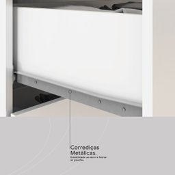 Comoda 5 Gavetas Triunfo - Nanda Decor:branco - 6