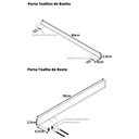 Ver imagem 5 de Kit Acessórios para Banheiro 2 Peças Cromado F.master