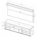 Ver imagem 3 de Rack com Painel para TV até 55 Polegadas Twin Espresso Móveis