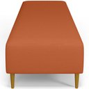 Ver imagem 6 de Kit 02 Puffs Decorativo Sala de Estar Bali W01 Pés Palito 210x60cm Tecido Terracota - Lyam Decor
