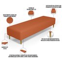 Ver imagem 4 de Kit 02 Puffs Decorativo Sala de Estar Bali W01 Pés Palito 210x60cm Tecido Terracota - Lyam Decor