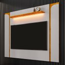 Ver imagem 2 de Painel para Tv Suspenso 75 Pol 180cm Marina Off/naturalle B02 - Mpozenato