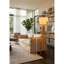 Ver imagem 6 de Luminária Abajur de Chão Viena Desmontável em Madeira para Sala