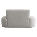 Ver imagem 6 de Sofá 2 Lugares Orgânico Curvo Sala de Estar Living 153 x 80 Pequeno com 3 Almofadas Casa Lar