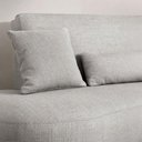 Ver imagem 7 de Sofá 2 Lugares Orgânico Curvo Sala de Estar Living 153 x 80 Pequeno com 3 Almofadas Casa Lar