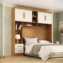 Ver imagem 2 de Guarda Roupa Smart Aereo Quarto 217 cm 4 Portas 2 Gavetas