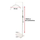 Ver imagem 4 de Luminaria Piso Led 36w Meia Lua Arco Estestica Dentista Salao Beleza Spar Casa Multiuso Cilios Maqui