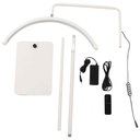 Ver imagem 6 de Luminaria Piso Led 36w Meia Lua Arco Estestica Dentista Salao Beleza Spar Casa Multiuso Cilios Maqui