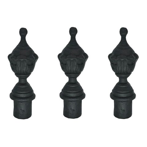 Kit 3 Pinhas Ferro Fundido N10 para Grade Portão Sacada Muro