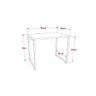 Kit Industrial 2 Peças com 1 Escrivaninha 90cm e 1 Estante  60cm 5 Prateleir - 2