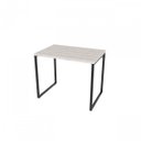 Ver imagem 4 de Conjunto Industrial 2 Peças com 1 Escrivaninha 90cm e 1 Estante 60cm 5 Prateleir Branco