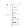 Kit Industrial 2 Peças com 1 Escrivaninha 90cm e 1 Estante  60cm 5 Prateleir - 3