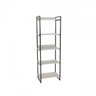 Kit Industrial 2 Peças com 1 Escrivaninha 90cm e 1 Estante  60cm 5 Prateleir - 5