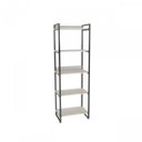 Ver imagem 5 de Kit Industrial 2 Peças com 1 Escrivaninha 90cm e 1 Estante 60cm 5 Prateleir