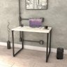 Kit Industrial 2 Peças com 1 Escrivaninha 90cm e 1 Estante  60cm 5 Prateleir - 10
