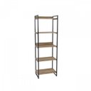 Ver imagem 5 de Conjunto Industrial 2 Peças com 1 Escrivaninha 90cm e 1 Estante 60cm 5 Prateleir