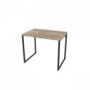 Ver imagem 4 de Conjunto Industrial 2 Peças com 1 Escrivaninha 90cm e 1 Estante 60cm 5 Prateleir Marrom