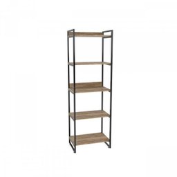 Kit Industrial 2 Peças com 1 Escrivaninha 90cm e 1 Estante  60cm 5 Prateleir - 5