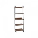 Ver imagem 5 de Conjunto Industrial 2 Peças com 1 Escrivaninha 90cm e 1 Estante 60cm 5 Prateleir