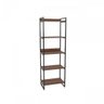 Kit Industrial 2 Peças com 1 Escrivaninha 90cm e 1 Estante  60cm 5 Prateleir - 5