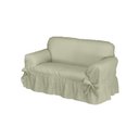 Ver imagem 1 de Capa De Sofá 2 Lugares Avulso Gorgurão Maquinetado: Cáqui