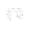 Kit Industrial 2 Peças com 1 Escrivaninha 90cm e 1 Estante  60cm 5 Prateleir - 3