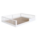 Ver imagem 1 de Cama Infantil Montessoriana Casal 198x145cm Branca Camoca002
