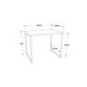 Kit Industrial 2 Peças com 1 Escrivaninha 90cm e 1 Estante  60cm 5 Prateleir - 3
