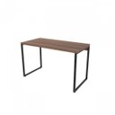 Ver imagem 4 de Conjunto Home Office 2 Peças com 1 Escrivaninha e 1 Gaveteiro Kuadra 4 Gavetas Industrial Preta Yescasa Marrom