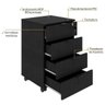 Conjunto Home Office Industrial 2 Peças com 1 Escrivaninha 120cm e 1 Gaveteiro 4 Gavetas Kuadra - 11