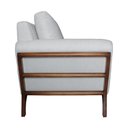 Ver imagem 3 de Poltrona Decorativa Sabrina Linho Cinza