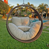 Cadeira Ninho Suspensa com Suporte Design Moderno em Fibra Sintética para Varanda e Jardim - 2