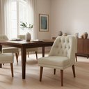 Ver imagem 1 de Kit 4 Cadeiras de Jantar Bela Suede Bege Suede Bege