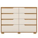 Ver imagem 6 de Cômoda para Quarto 8 Gavetas 147cm Georgia